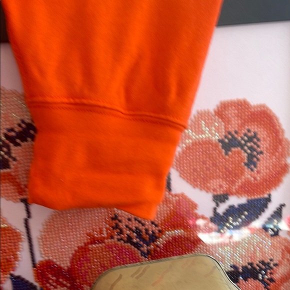 Ralph Lauren Orange Zip-Up Hoodie - Picture 2 of 7